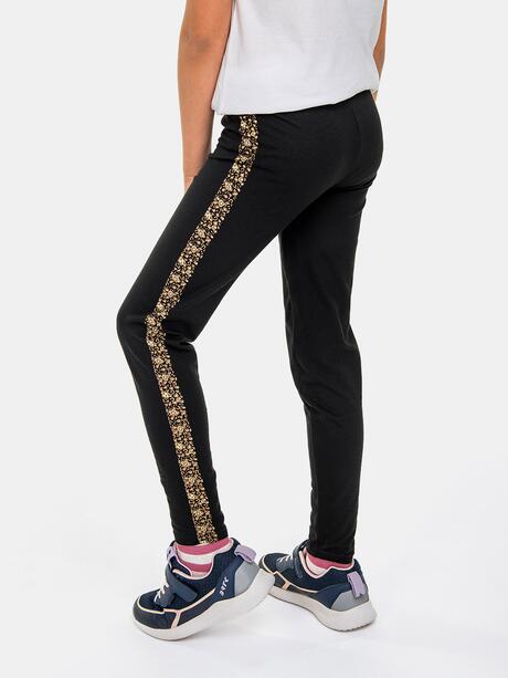 Legginsy z ozdobnym lampasem