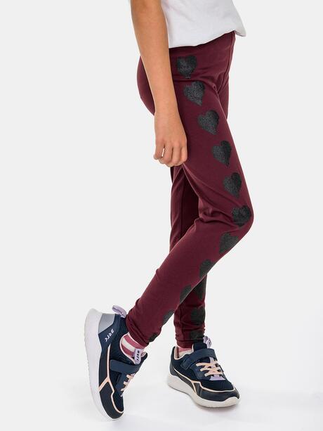 Legginsy z ozdobnym nadrukiem