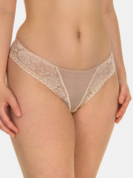 Stringi z koronką 3-pak L