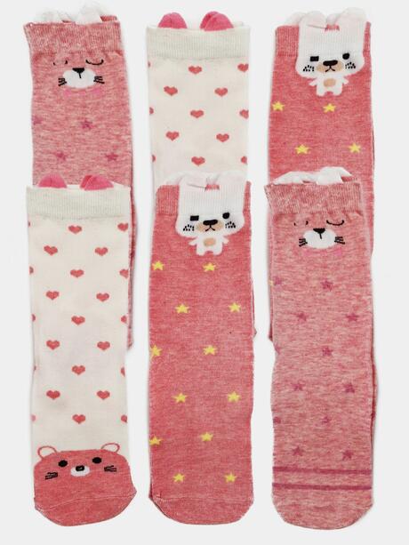 Bawełniane skarpetki 6-pak 23-26