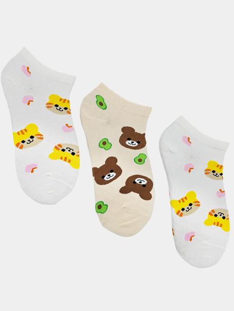 Skarpetki krótkie zakostki 3-pak 35-38