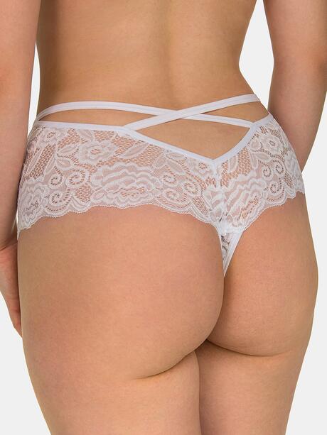 Stringi z ozdobnymi paskami 3-pak L