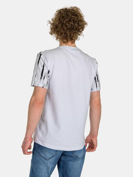 T-shirt bawełniany z nadrukiem