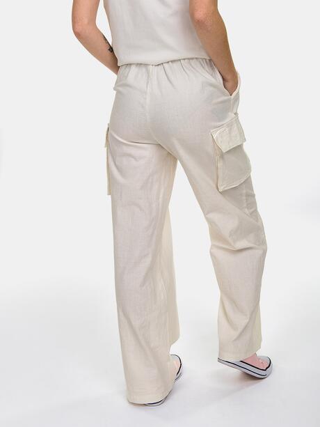 Spodnie materiałowe z kieszeniami cargo