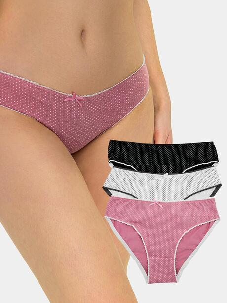 Bawełniane majtki 3-pak