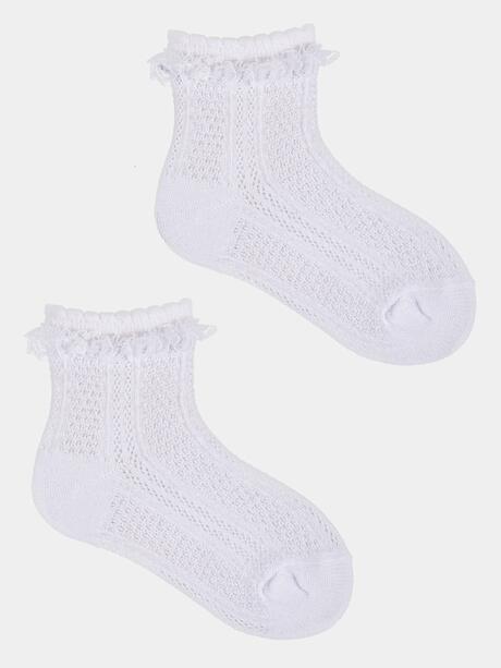 Skarpety ażurowe dziewczęce