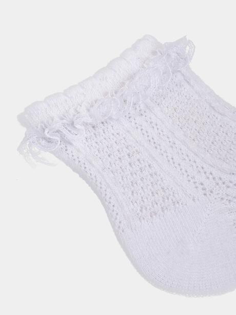 Skarpety ażurowe dziewczęce