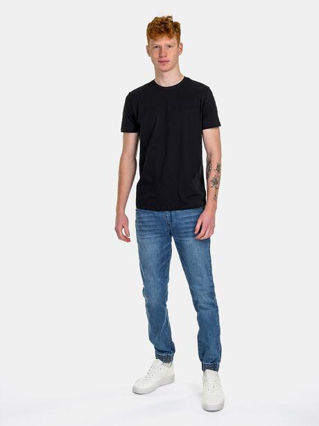 T-shirt bawełniany gładki