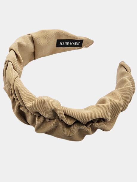 Opaska do włosów z dekoracyjnym marszczeniem