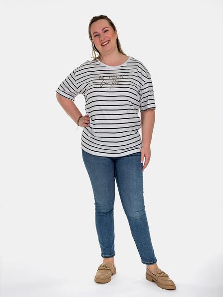 T-shirt bawełniany z nadrukiem