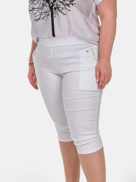 Spodnie damskie 3/4 plus size