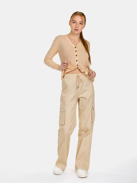 Spodnie bawełniane typu cargo