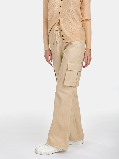 Spodnie bawełniane typu cargo