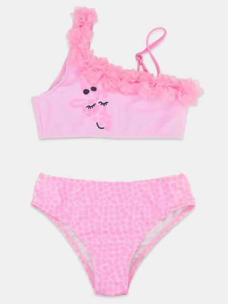 Strój kąpielowy z falbanką