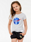 Dziewczęcy t-shirt NASA