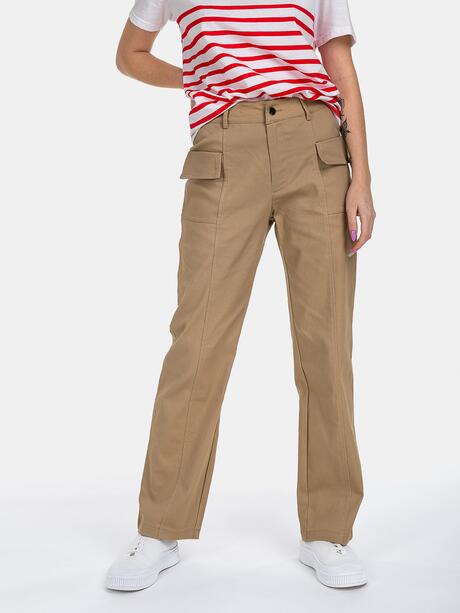 Spodnie bawełniane typu cargo