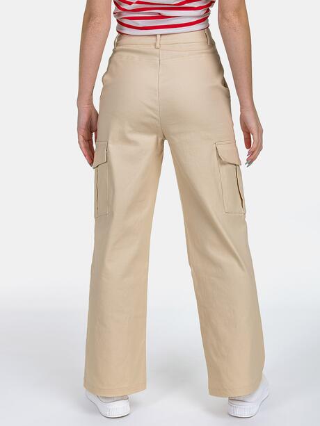 Spodnie bawełniane typu cargo