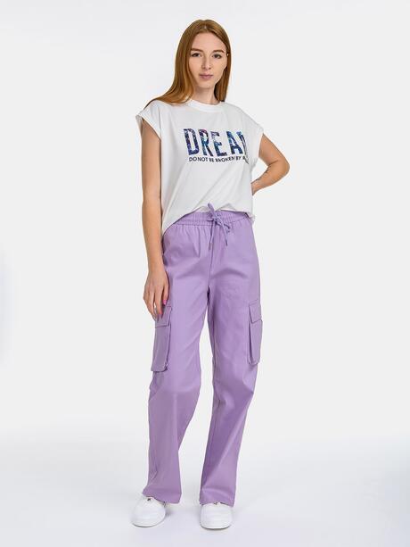 Spodnie bawełniane typu cargo