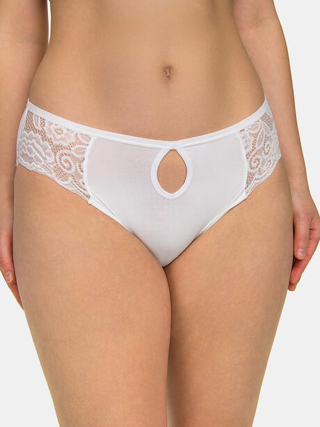 Majtki z ozdobnym wycięciem 3-pak L