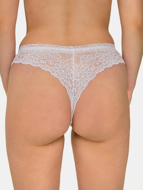 Koronkowe stringi 3-pak S