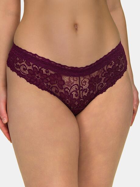 Koronkowe stringi-3 pak L