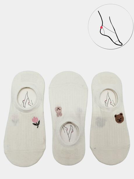 Stopki balerinki 3-pak 39-41