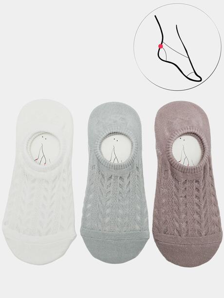 Balerinki bawełniane 3-pak 39-41