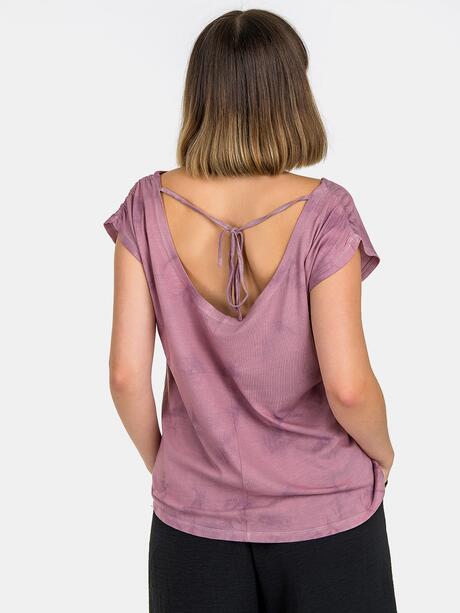 Bluzka z wiązaniem na plecach