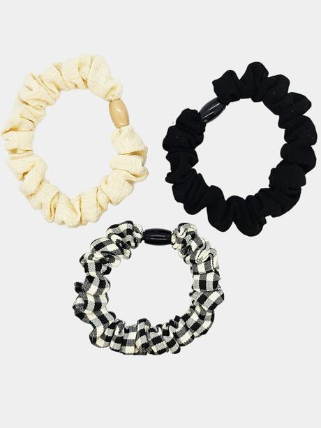 Kolorowe gumki do włosów 3 szt.