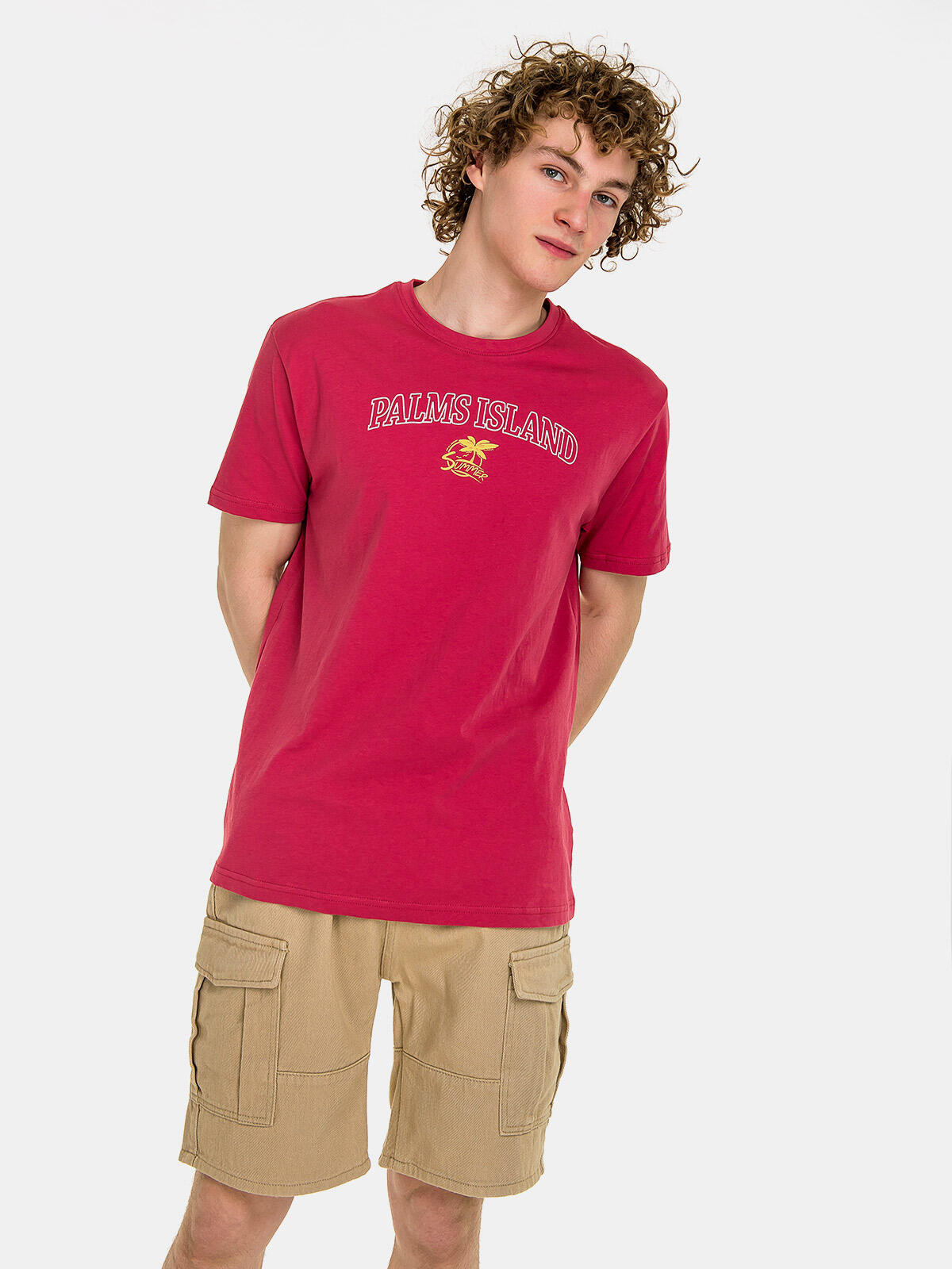 T-shirt bawełniany z nadrukiem