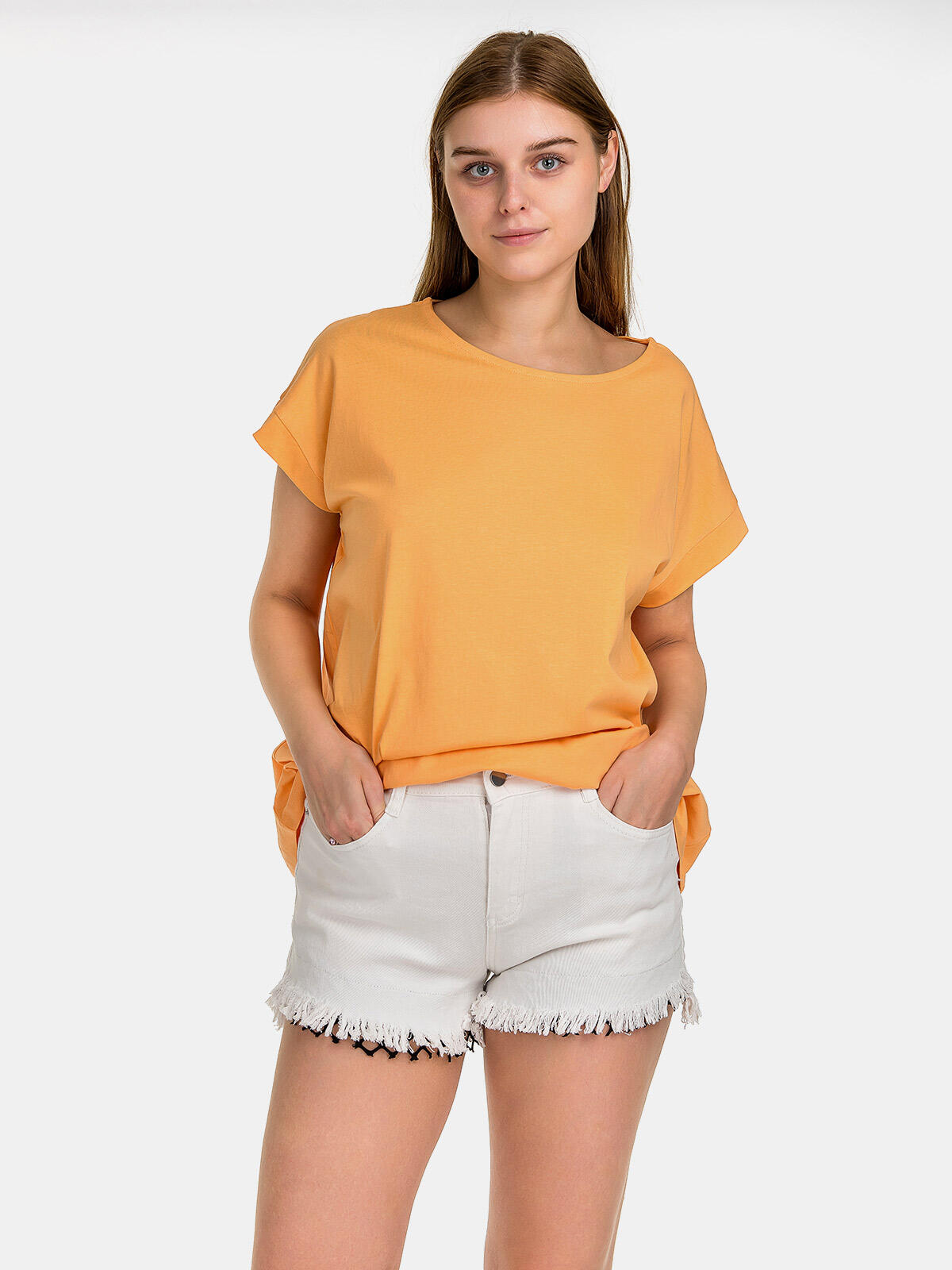 T-shirt bawełniany plus size
