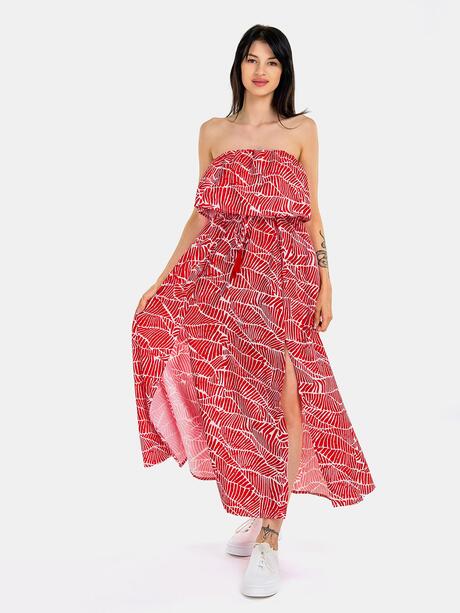 Sukienka z falbanką