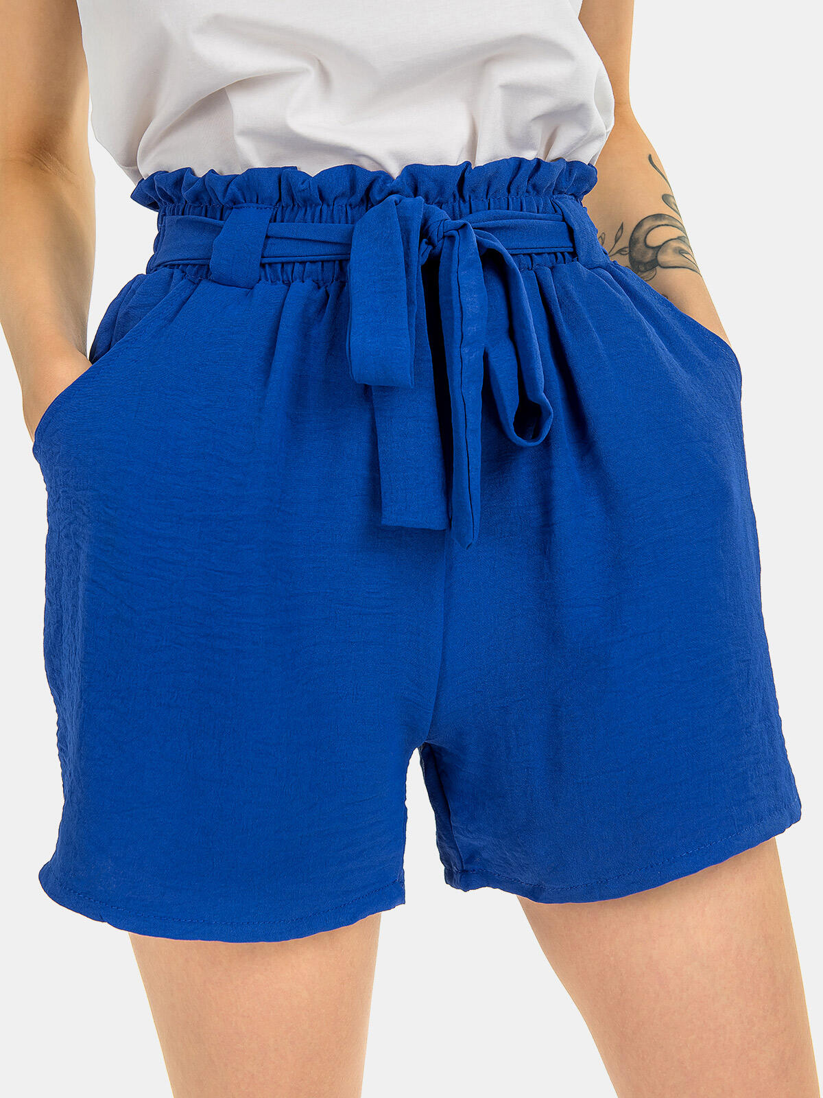 Eleganckie szorty materiałowe