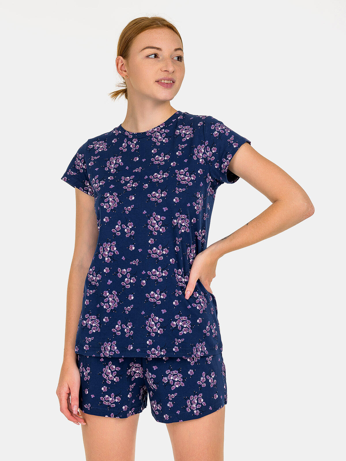 Bawełniana piżama dwuczęściowa