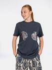 T-shirt bawełniany w muszelki