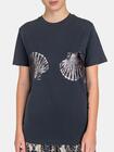 T-shirt bawełniany w muszelki