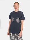 T-shirt bawełniany w muszelki