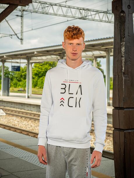 Bawełniana bluza z nadrukiem