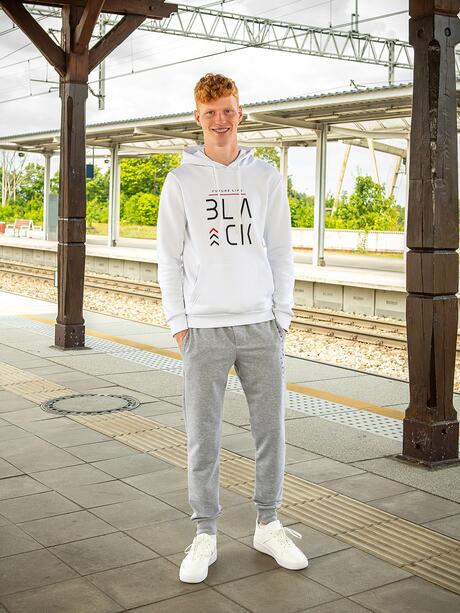 Bawełniana bluza z nadrukiem