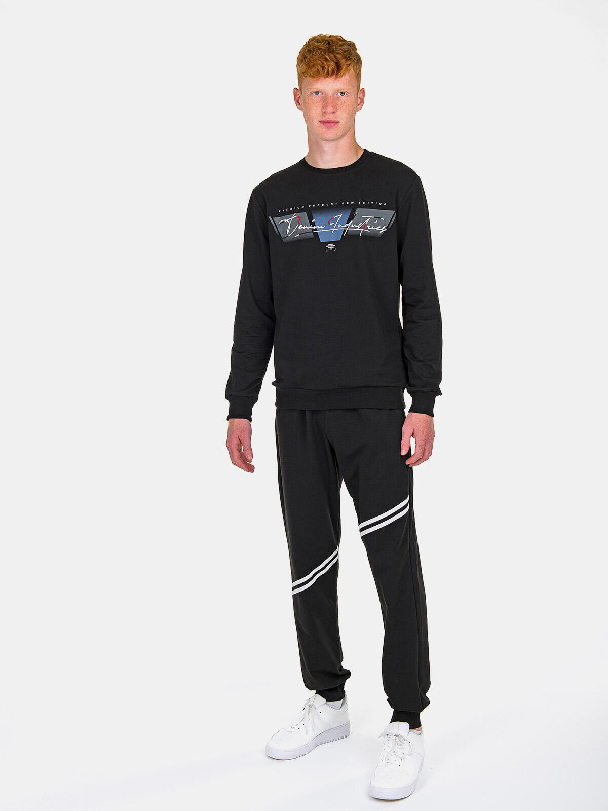 Bawełniana bluza z napisem