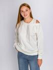 Bluza oversize z wycięciem