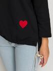 Bluzka oversize z haftem