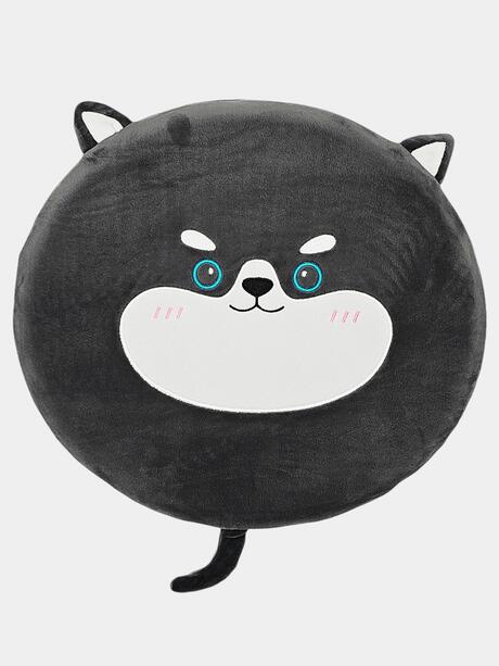 Okrągła poduszka z uszami