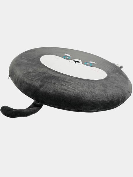 Okrągła poduszka z uszami