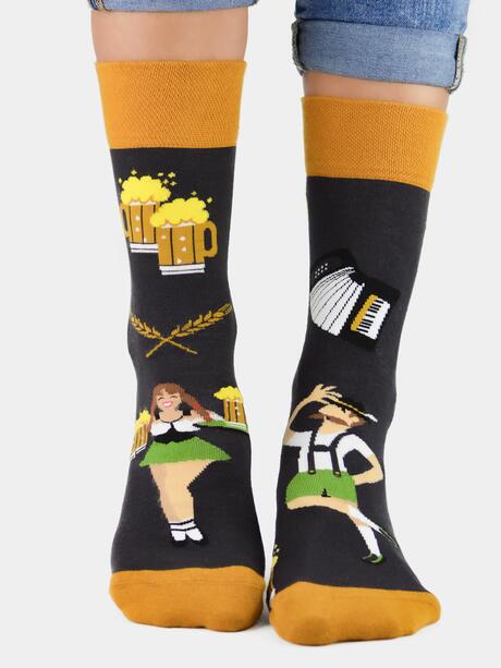 Skarpety bawełniane z motywem bawarskim