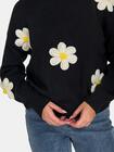 Sweter w kwiaty