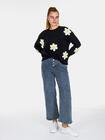 Sweter w kwiaty