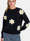 Sweter w kwiaty