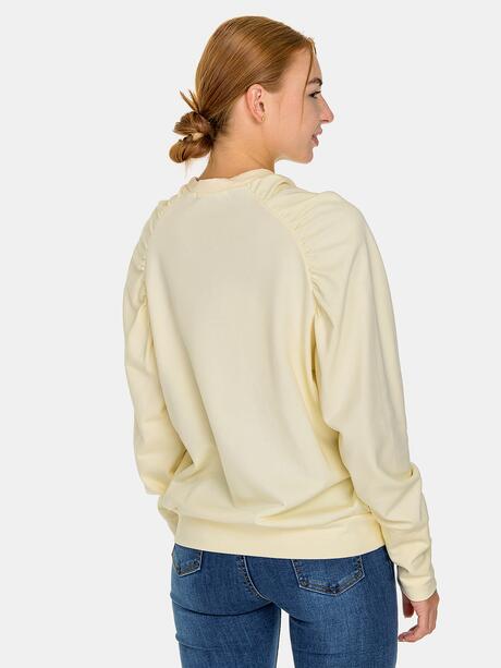 Bluza z ozdobnymi marszczeniami