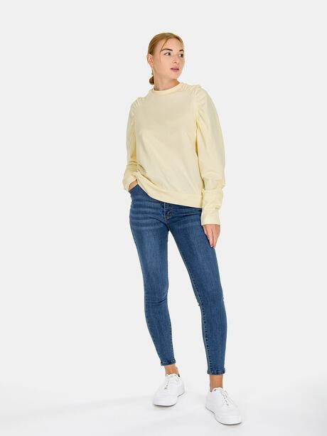 Bluza z ozdobnymi marszczeniami